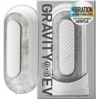 Мастурбатор TENGA FLIP ZERO GRAVITY с вибрацией, белый